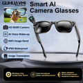 New4K Ultra HD AI Glasses Men Chat IP65 Waterproof Voice Assistant AI Transmission 800W Camera Bluetooth Call Smart Glasses 2025